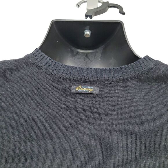 2/$20 Point Zero Black V-Neck Vest Sweater Size: Large - Picture 5 of 7